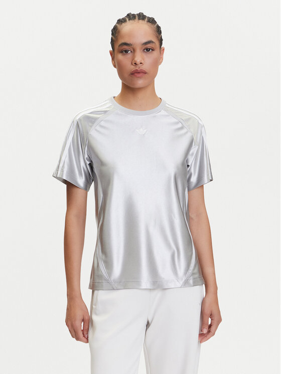 adidas adidas T-Shirt adicolor Teamgeist JD0254 Γκρι Regular Fit