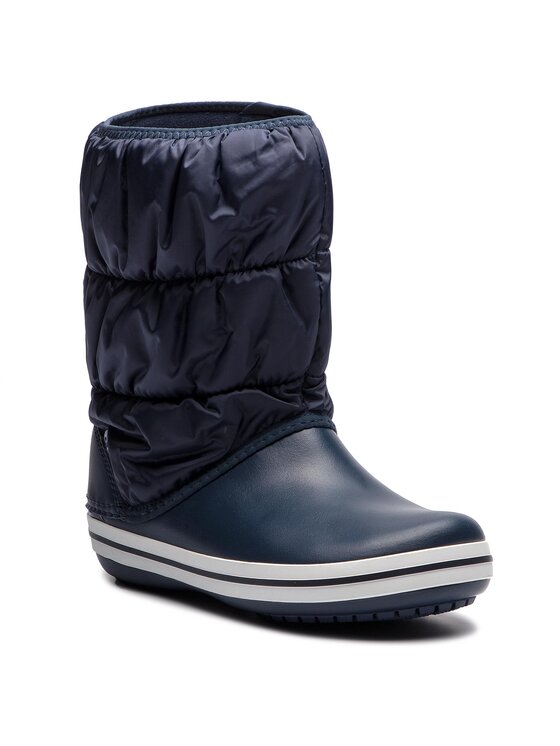 Crocs Sniega zābaki Crocs Winter Puff Boot 14614 Tumši zils