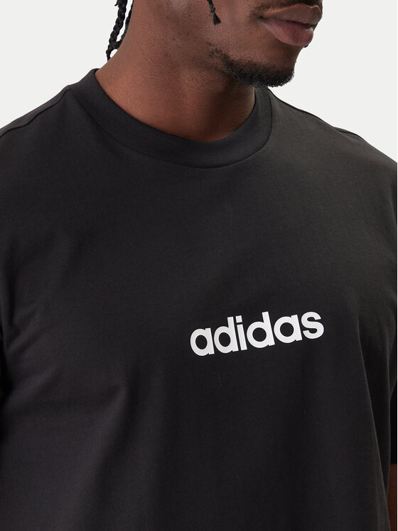 adidas adidas Póló Essentials Linear JE8993 Fekete Regular Fit