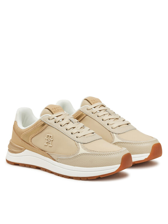 Tommy Hilfiger Sneakersy Tommy Hilfiger FW0FW08472 Beżowy