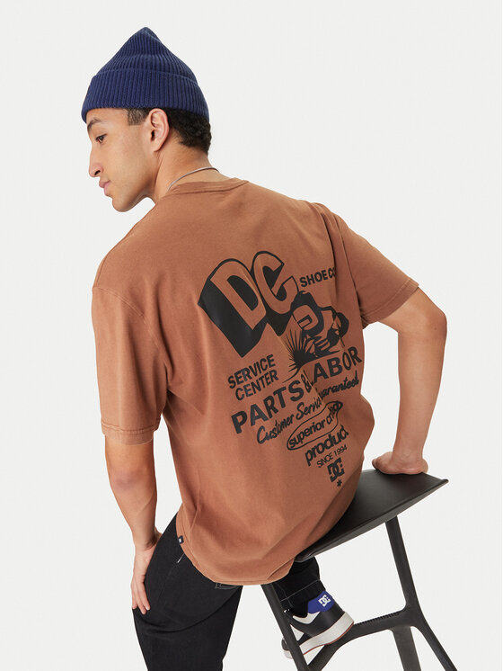 DC Shoes DC Shoes Camiseta Parts Dep EDYZT04366 Marrón Regular Fit