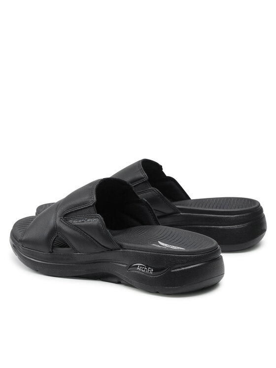 Skechers Iešļūcenes Skechers Go Walk Arch Fit Sandal 229023/BBK Melns