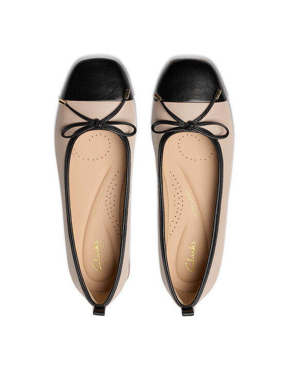 Clarks Balerinos Clarks Ubree15 Poppy 26181329 Smėlio