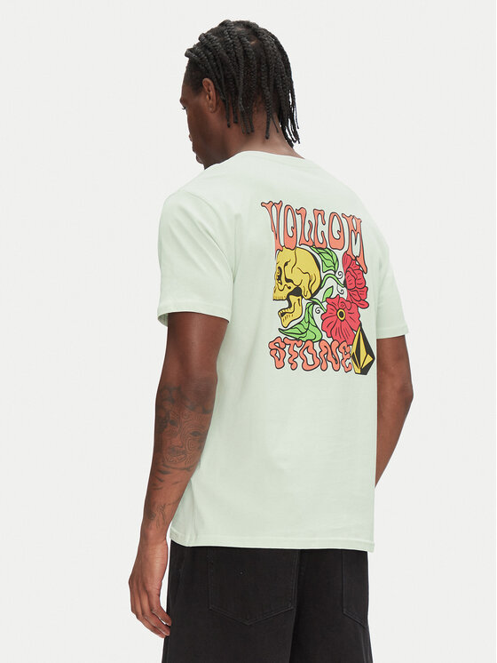 Volcom Volcom Футболка Tooflow A3512551 Зелений Classic Fit