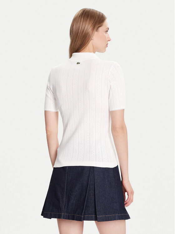 Lacoste Lacoste Polo DF5296 Écru Slim Fit