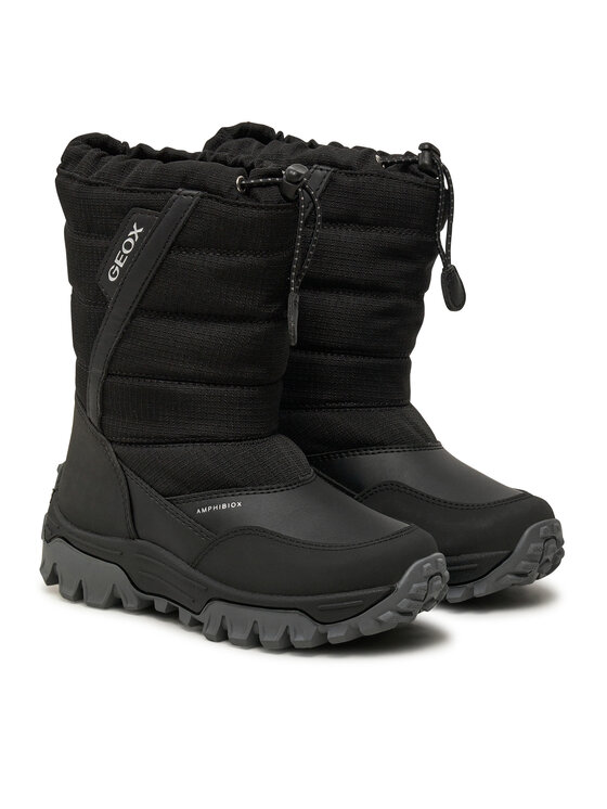Geox Čizme za snijeg Geox J Himalaya Boy B Abx J26FRA 0FU54 C9999 S Crna
