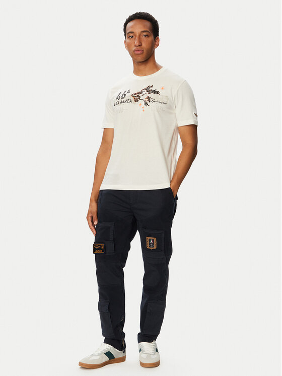 Aeronautica Militare Aeronautica Militare Camiseta 262TS2579UJ00750 Blanco Regular Fit