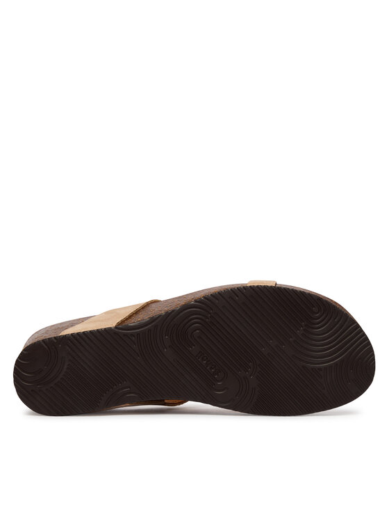 Scholl Шльопанці Scholl Zanzibar T-Bar MF00809 Бежевий