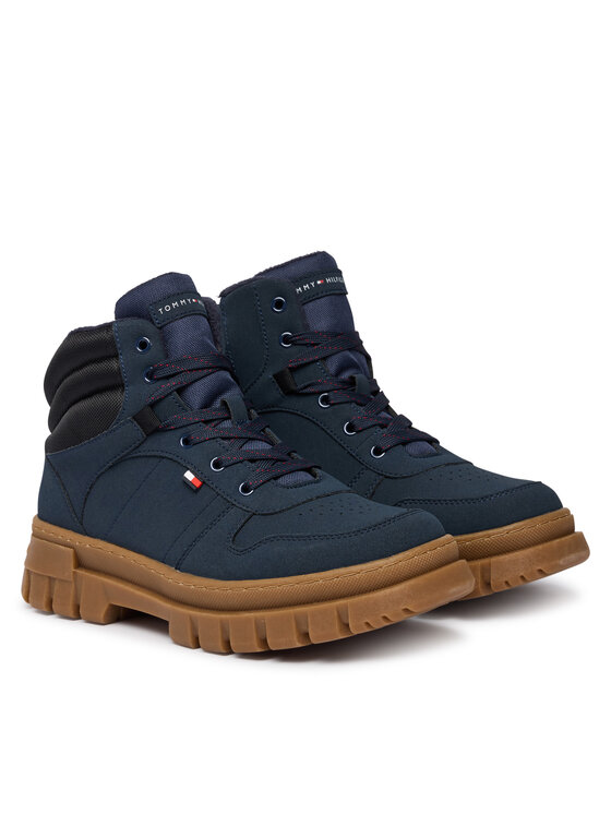 Tommy Hilfiger Μποτίνια Tommy Hilfiger T3X5-35292-0316 S Σκούρο μπλε