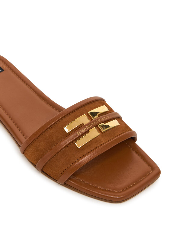 Elisabetta Franchi Шльопанці Elisabetta Franchi SA72L61E2 Коричневий