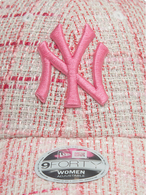 New Era Шапка с козирка New Era New York Yankees Tweed 9Forty 60595382 Розов