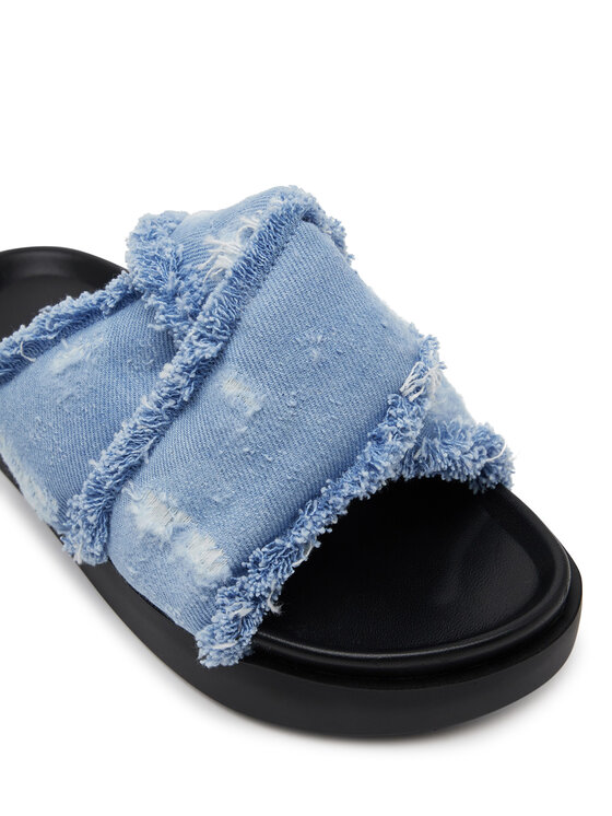 Inuikii Шльопанці Inuikii Soft Crossed Jeans 70104-142 Блакитний