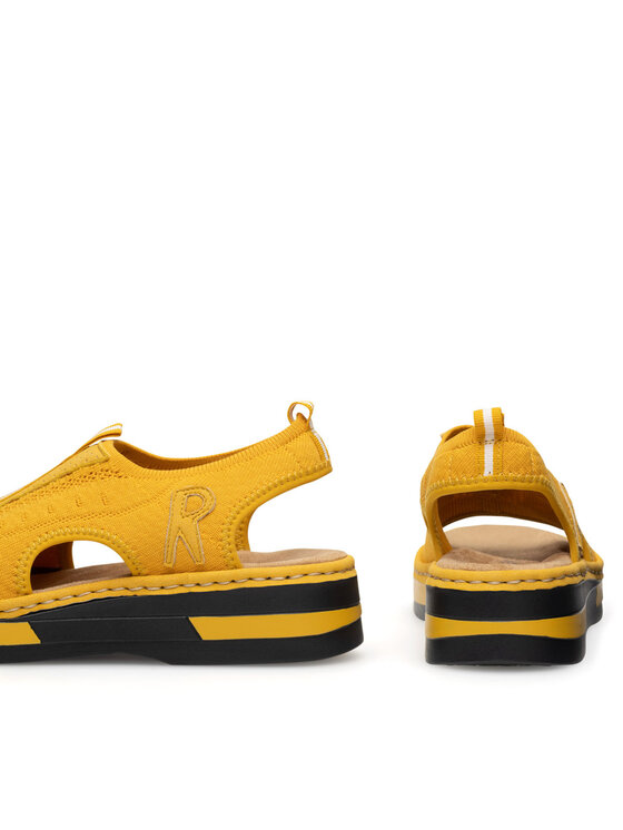 Rieker Sandali Rieker V59B5-68 Giallo