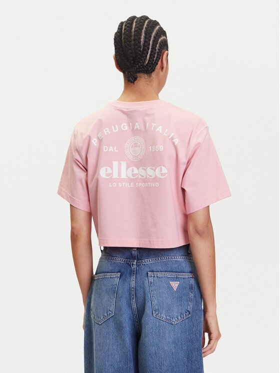 Ellesse Ellesse Marškinėliai Marcialla SGZ21801 Rožinė Loose Fit
