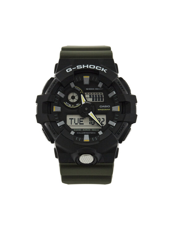 G-Shock Ročna ura G-Shock Two Tune Utility GA-710TU-1A3ER Khaki