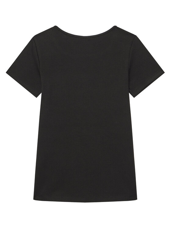 Guess Guess Футболка J5YP03 KB1O1 Чорний Regular Fit
