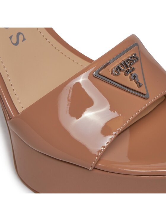 Guess Sandały Guess Seton FLPSET PAT03 Beżowy