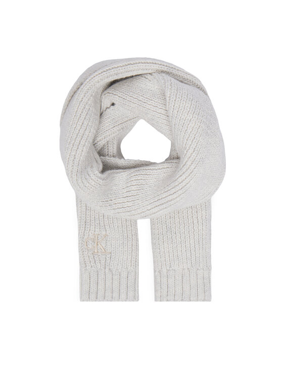 Calvin Klein Jeans Set šal i kapa Calvin Klein Jeans Knitted Scarf Beanie Giftbox LVCKFJP00N Svijetlo siva