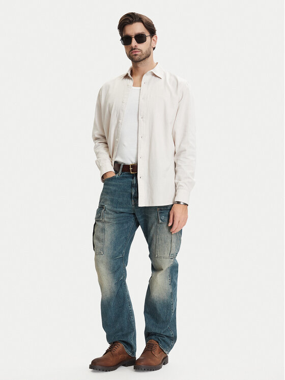 G-STAR G-Star Raw Hemd Clean D25196-D454 Écru Regular Fit