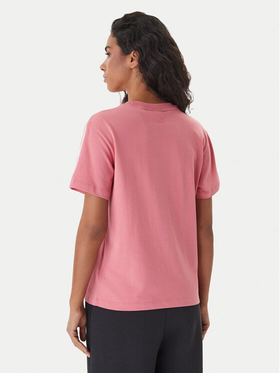adidas adidas Футболка adicolor 3D Trefoil GN6702 Рожевий Loose Fit