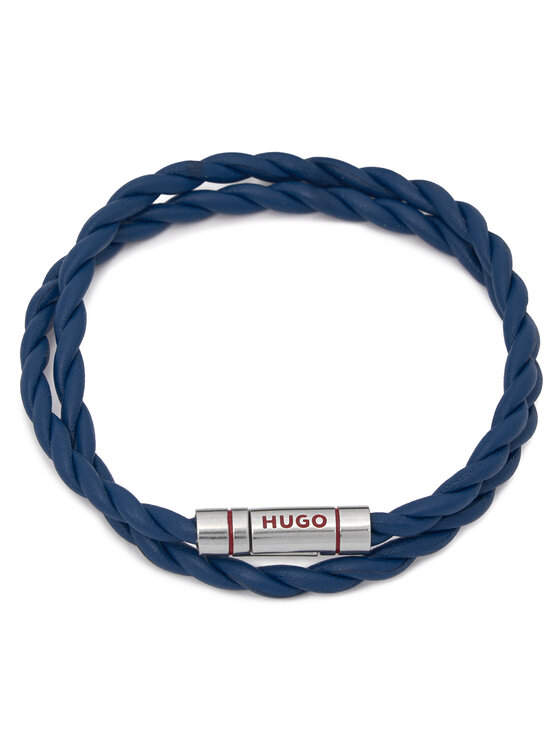 HUGO Браслет HUGO E-Doublebraid4 50552596 Голубий