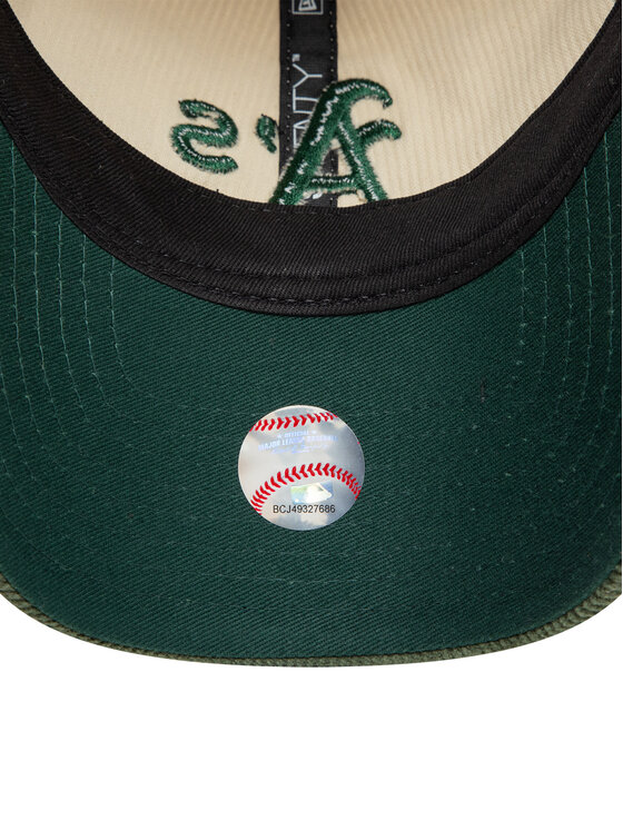New Era Czapka z daszkiem New Era Oakland Athletics Block Cord 9Twenty 60595245 Kremowy