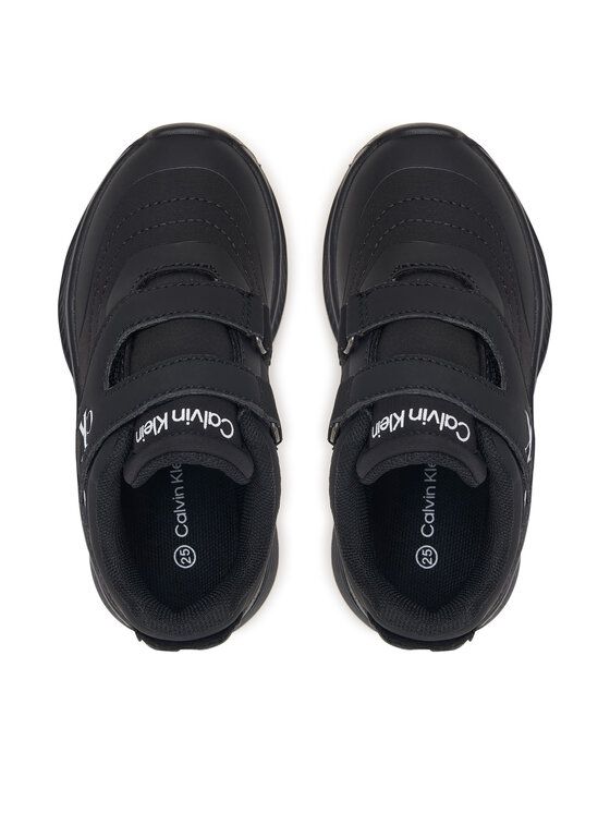 Calvin Klein Sneakersy Calvin Klein Low Cut Velcro Sneaker V1X9-83478-1861 M Černá