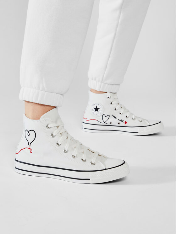 Converse Кецове Converse Ctas Hi Vintage Wh 171159C Бял