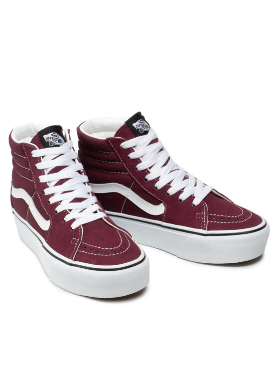 Vans Sneakersy Vans Sk8-Hi Platfor VN0A3TKNQSQ1 Bordowy