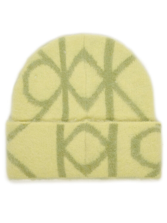Calvin Klein Czapka Calvin Klein Emblem Aop Brushed LV04D8071G Zielony
