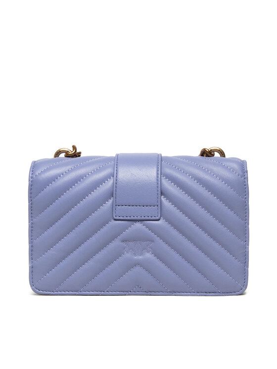 PINKO Ročna torba Pinko Love Mini Icon Chevron Je Cl AL 22-23 PLTT 1P22UK A03Z Vijolična