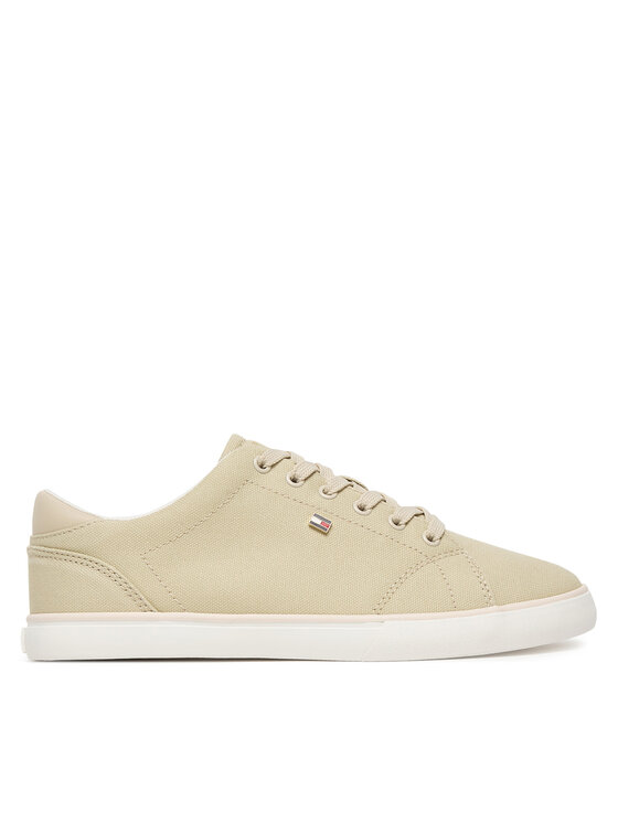 Tommy Hilfiger Sportcipők Tommy Hilfiger Th Low Profile Vulc Canvas FW0FW09102 Bézs
