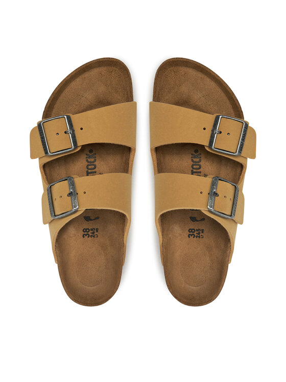 Birkenstock Шльопанці Birkenstock Arizona Birko-Flor 1029151 Бежевий