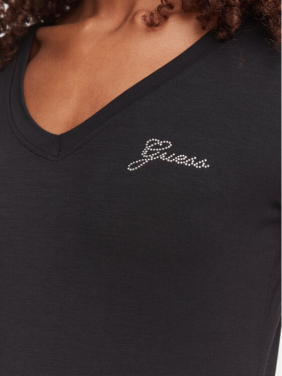 Guess Guess Camiseta W6YI13 K3853 Negro Regular Fit