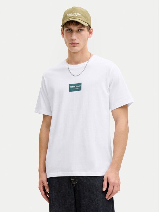 Jack & Jones Jack & Jones Camiseta Frank 12288092 Blanco Relaxed Fit