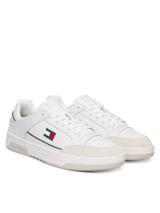 Tommy Jeans Сникърси Tommy Jeans Tjm Cupsole Leather EM0EM01660 Бял