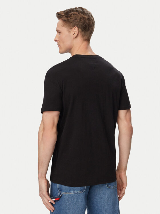 Tommy Jeans Tommy Jeans Camiseta Entry Dna DM0DM23406 Negro Regular Fit