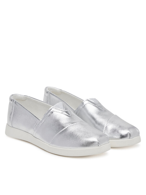 Toms Туфлі Toms Alpargata Plus 10021745 Срібний