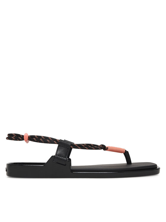Calvin Klein Sandali Calvin Klein Beach Sandal Rope Pu 2 HW0HW02967 Nero