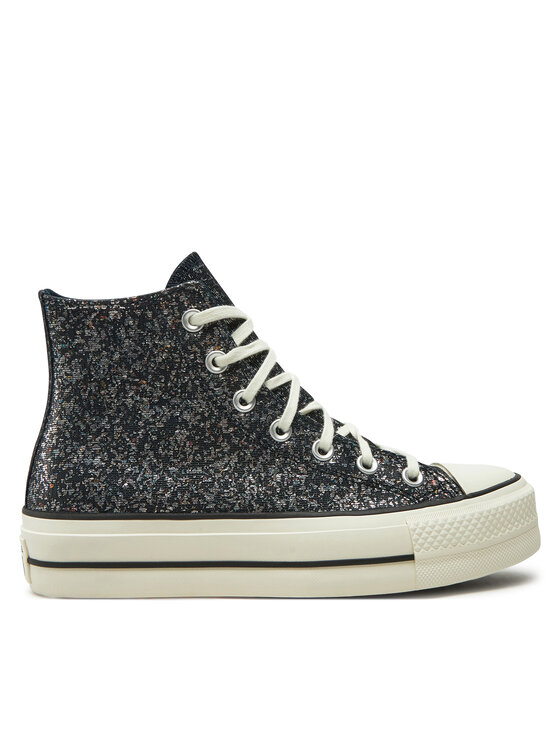 Converse Кеди Converse Chuck Taylor All Star Lift Platform Glitter A09551C 401 Чорний