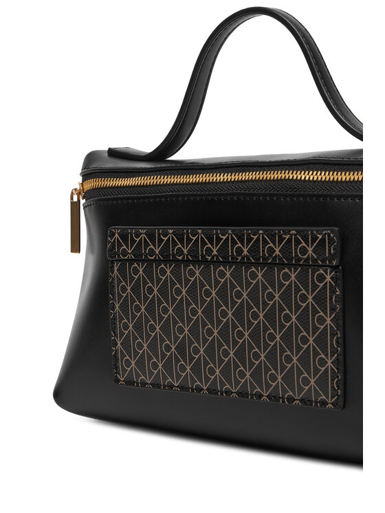 Calvin Klein Kosmetický kufřík Calvin Klein Emblem Aop Beauty Case Giftset LV04F1102G Černá