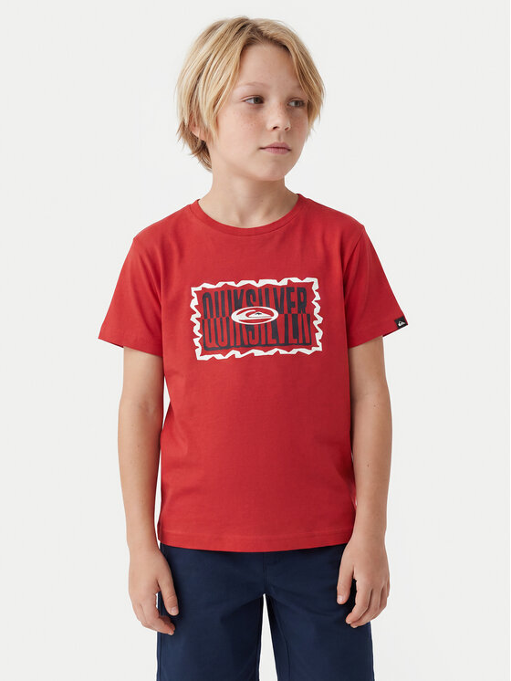 Quiksilver Quiksilver Футболка Ev Gotam Foam EQKZT03568 Червоний Regular Fit