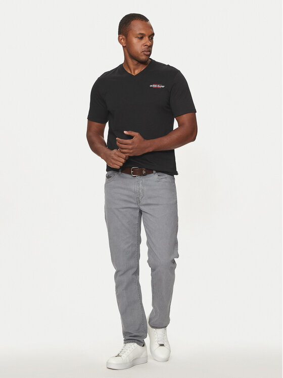 Guess Jeans Guess Jeans T-Shirt M4YI50 K8HM0 Schwarz Slim Fit