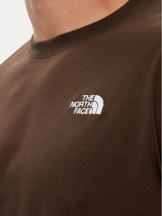 The North Face The North Face Camiseta Evolution Simple Dome NF0A8CZ2 Marrón oscuro Regular Fit