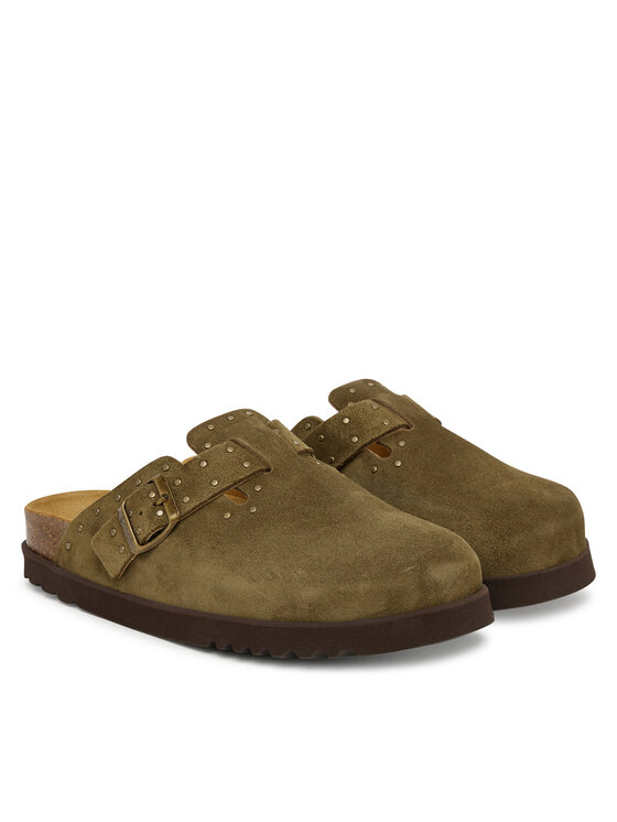 Scholl Шльопанці Scholl Beatriz Clog F00715 Хакі
