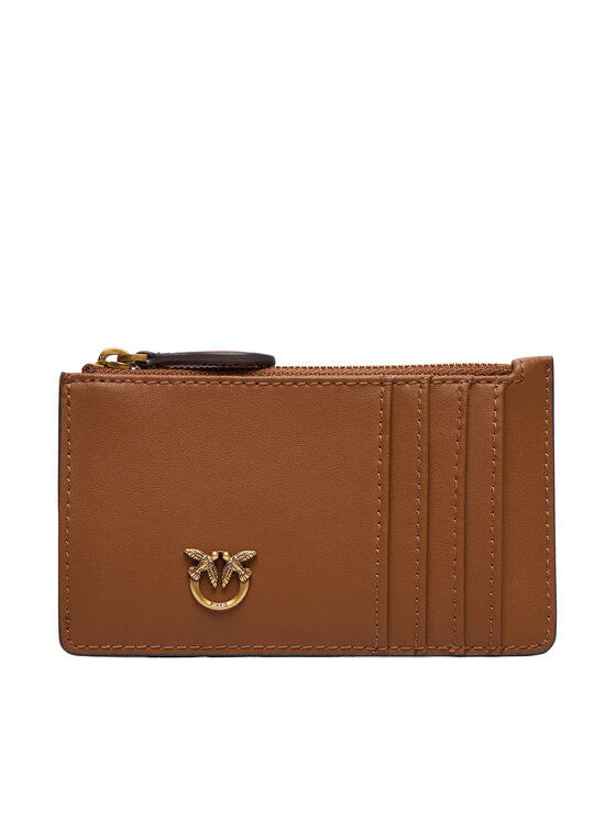 PINKO Etui pentru carduri PINKO Airone Cardholder. AI 23-24 PCPL 100251 A0GK Maro