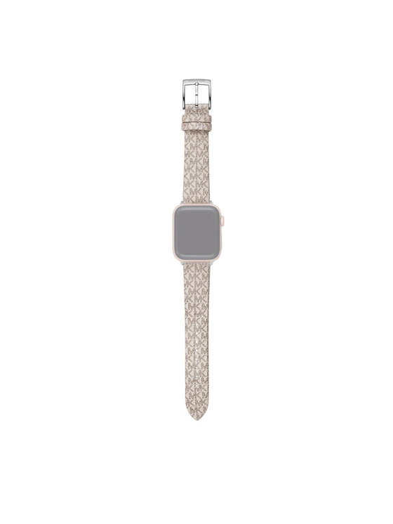 Michael Kors Wymienny pasek do zegarka Apple Watch Michael Kors MKS8001 Beżowy