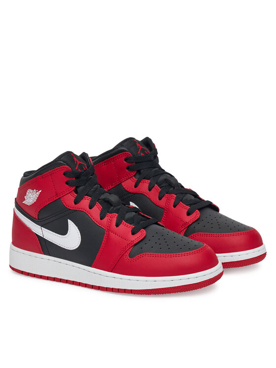 Nike Sneakersy Nike Air Jordan 1 Mid (GS) DQ8423 061 Čierna