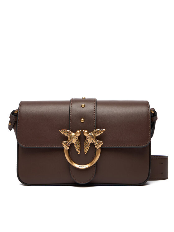 Geantă PINKO Love One Mini Slouchy Fl Al 25-26 104340 A0QO Maro