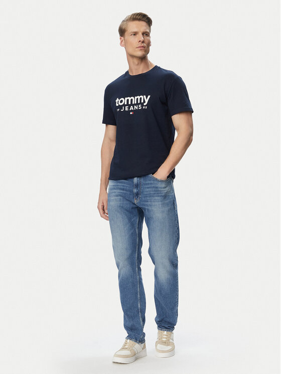 Tommy Jeans Tommy Jeans Camiseta Graphic DM0DM23376 Azul marino Slim Fit